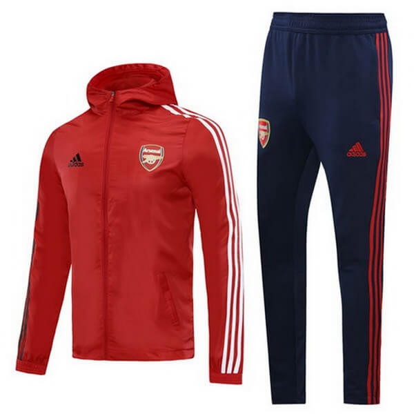 Rompevientos Arsenal Conjunto Completo 2020-2021 Rojo